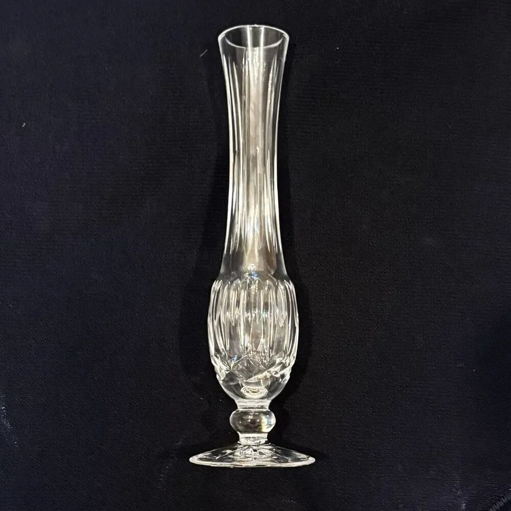 Waterford Lismore Floral Bud Vase Ireland Crystal